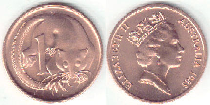 1985 Australia 1 Cent (Unc) A003497